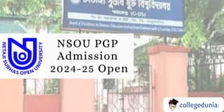 NSOU PGP Admission 2024-25 Open; Check Fee Structure Here